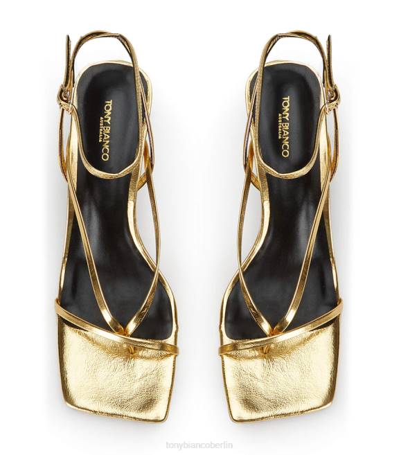 Stöckelschuhe| de Tony Bianco Frauen Avi-Absätze Goldfolie 462451